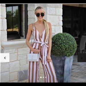 Kandy Stripped Vici Jumpsuit